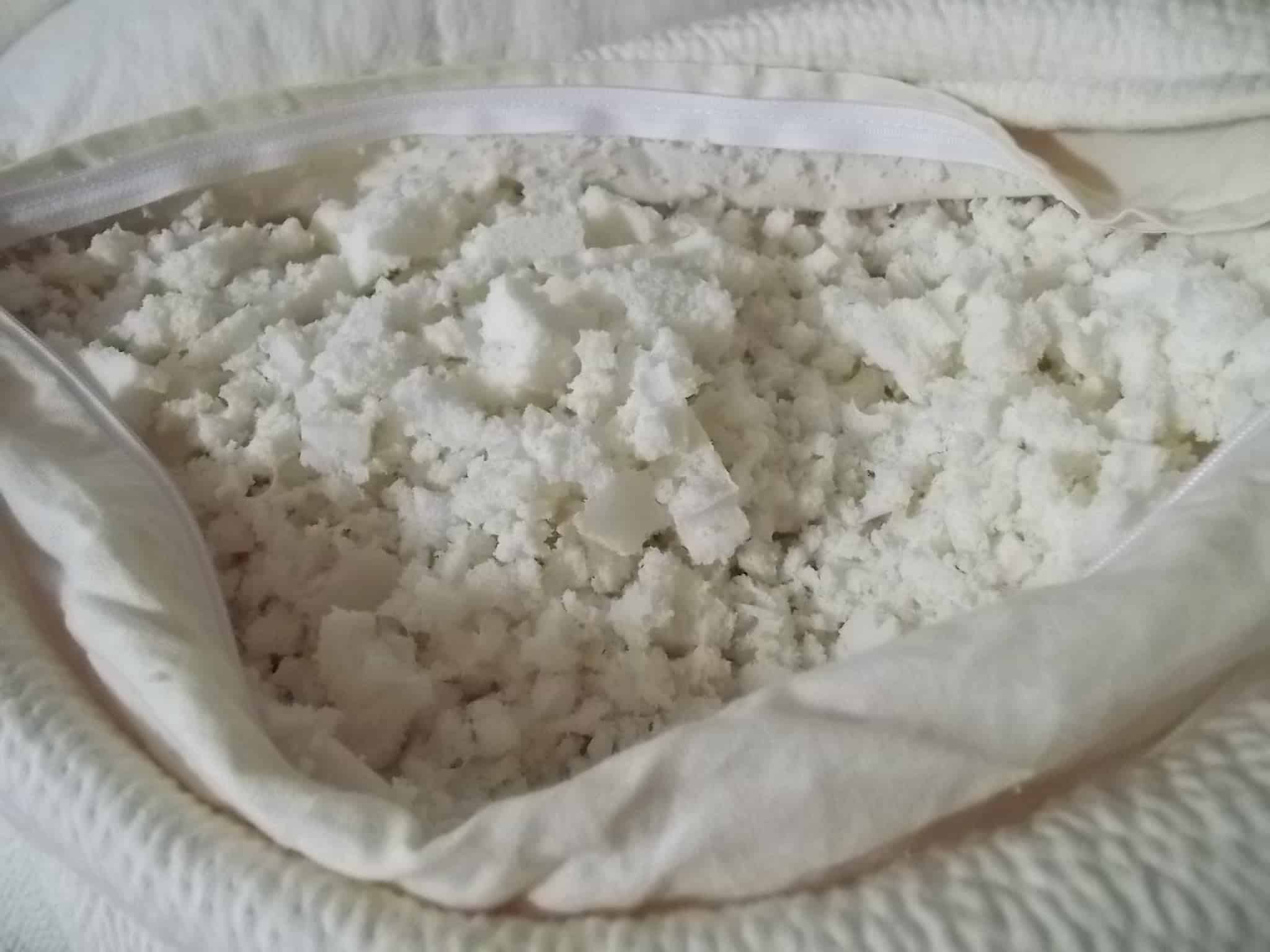 Shredded foam for car seat cushion