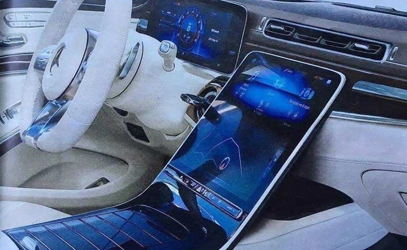 2021 Mercedes-Benz S-Class Leaked Interior