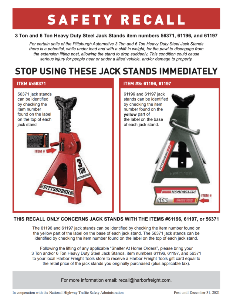 jack stands harbor freight