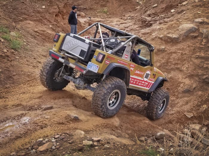 Jessi Combs' Goldie Rocks Ultra4 rig in Moab UT 