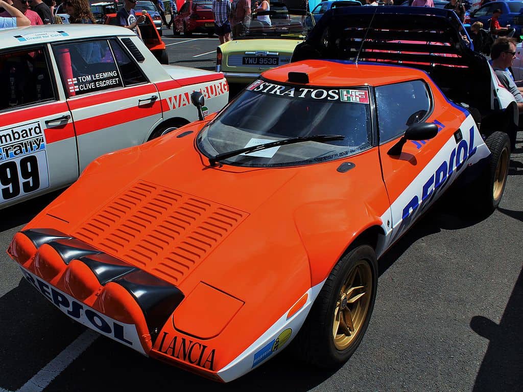 Lancia Stratos rally car